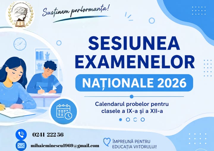 Sesiunea de examene pentru absolvenți
